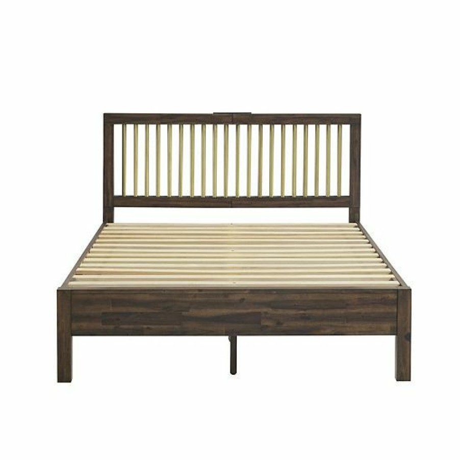 Furniture Ink+Ivy | Ink+Ivy Mercer Low Profile Spindle Queen Platform Bed