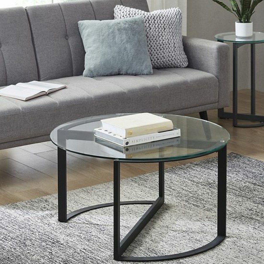 Furniture Ink+Ivy | Ink+Ivy Evan Round Coffee Table