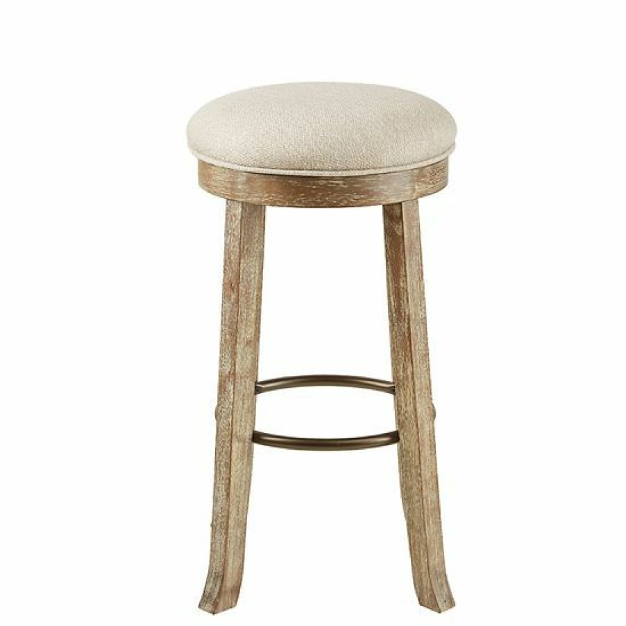 Furniture Ink+Ivy | Ink+Ivy Oaktown Backless Bar Stool With Swivel Seat