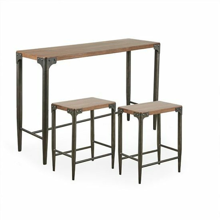 Furniture Ink+Ivy | Ink+Ivy Caden Console Table & Counter Stool 3-Piece Set