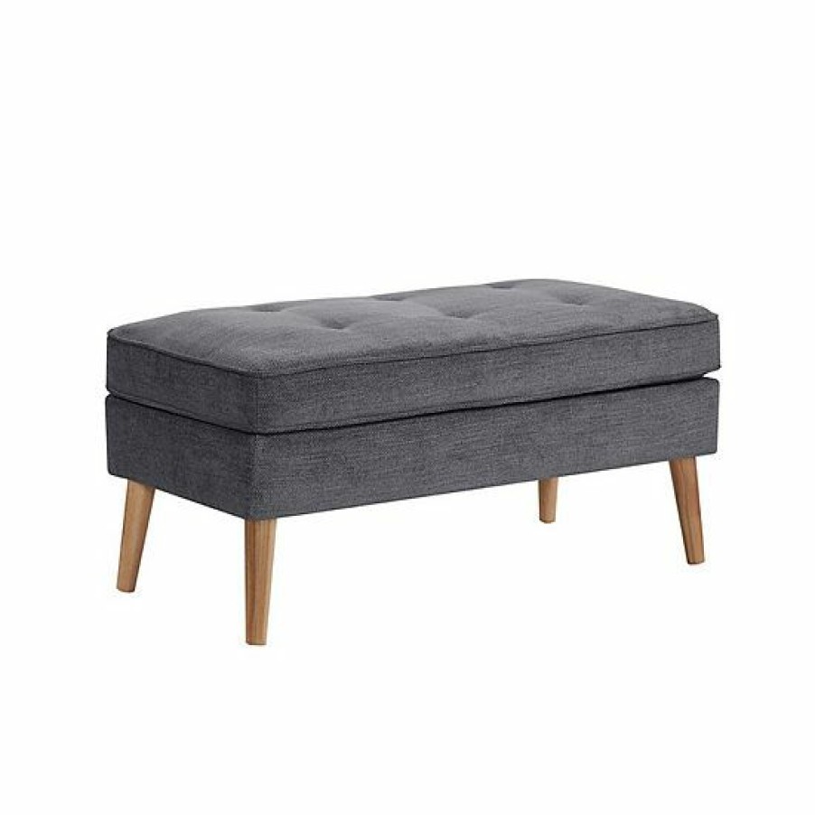 Furniture Ink+Ivy | Ink+Ivy Sylvia Button Tufted Upholstered Ottoman