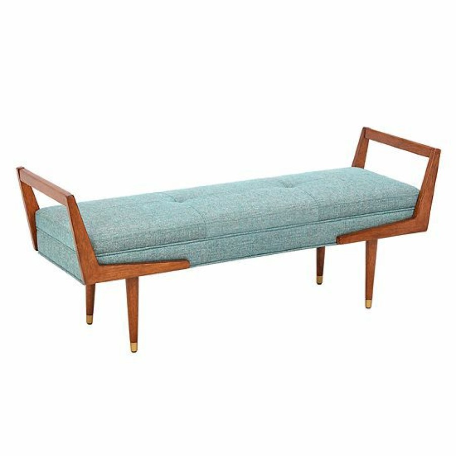 Furniture Ink+Ivy | Ink+Ivy Boomerang Padded Bench