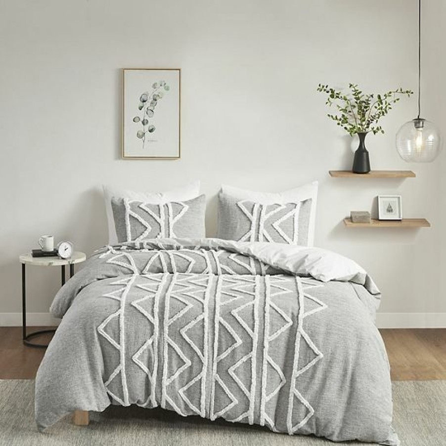 Bed & Bath Ink+Ivy | Ink+Ivy Hayes Cotton Yarn Dye Tufted Chenille Duvet Cover Set With Shams