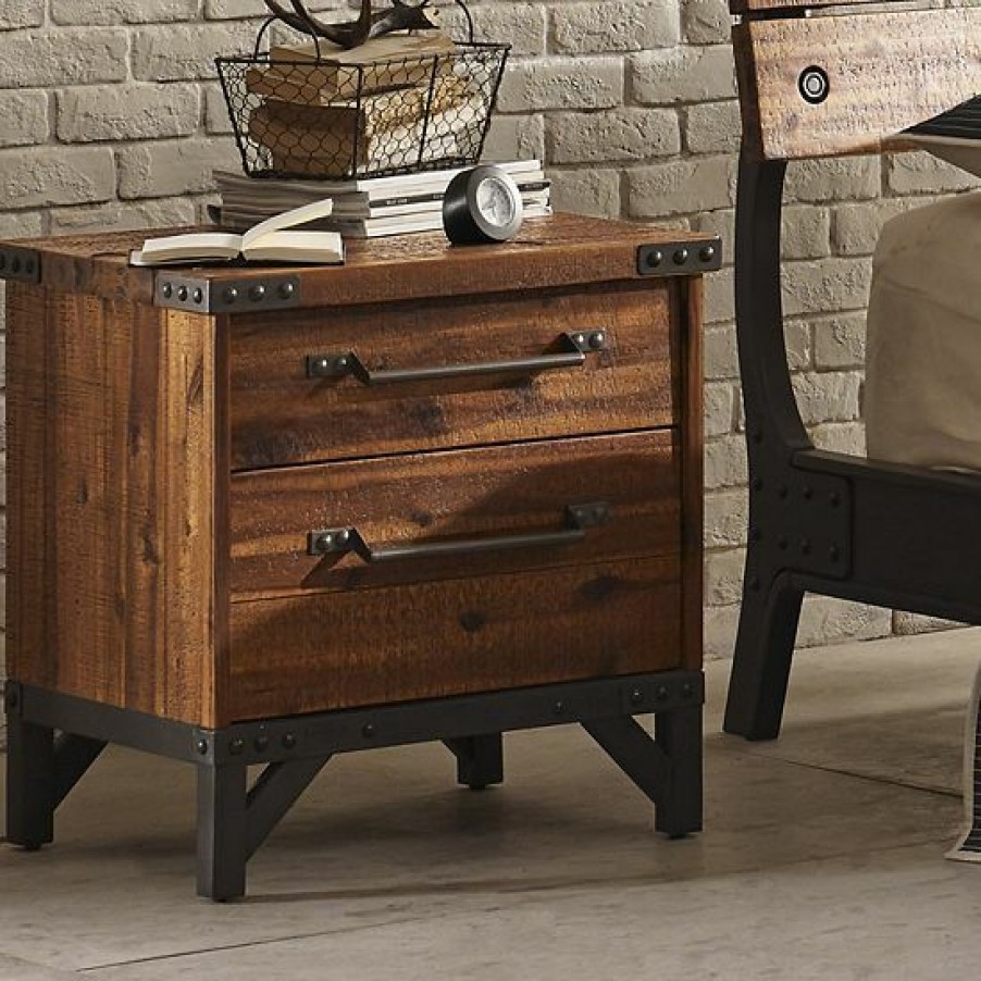 Furniture Ink+Ivy | Ink+Ivy Lancaster 2-Drawer Nightstand