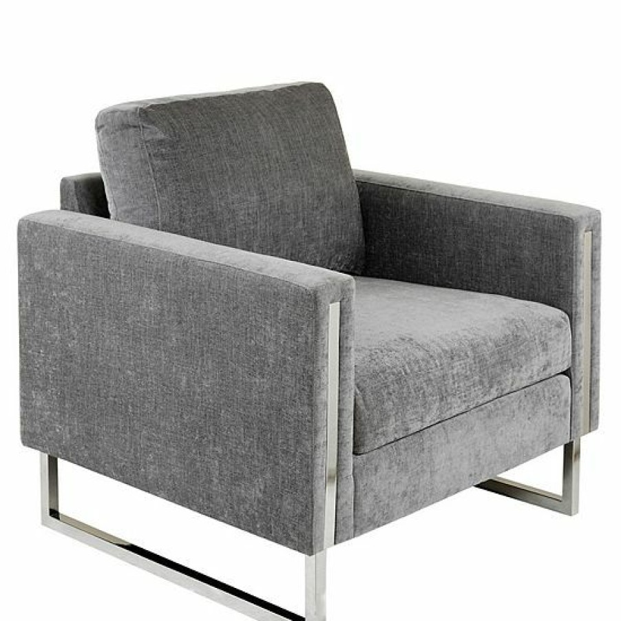 Furniture Ink+Ivy | Ink+Ivy Madden Velvet Upholstered Accent Lounge Arm Chair