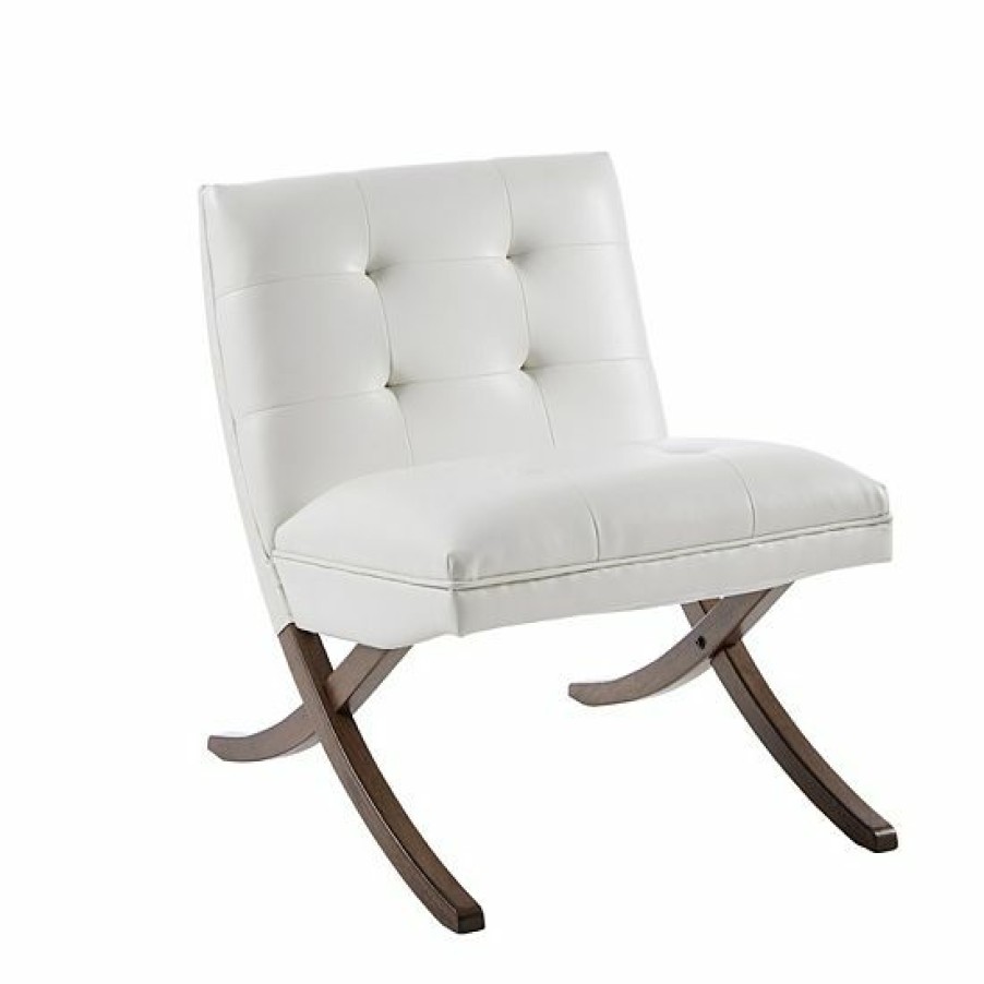 Furniture Ink+Ivy | Ink+Ivy Wynn Lounge Accent Chair White