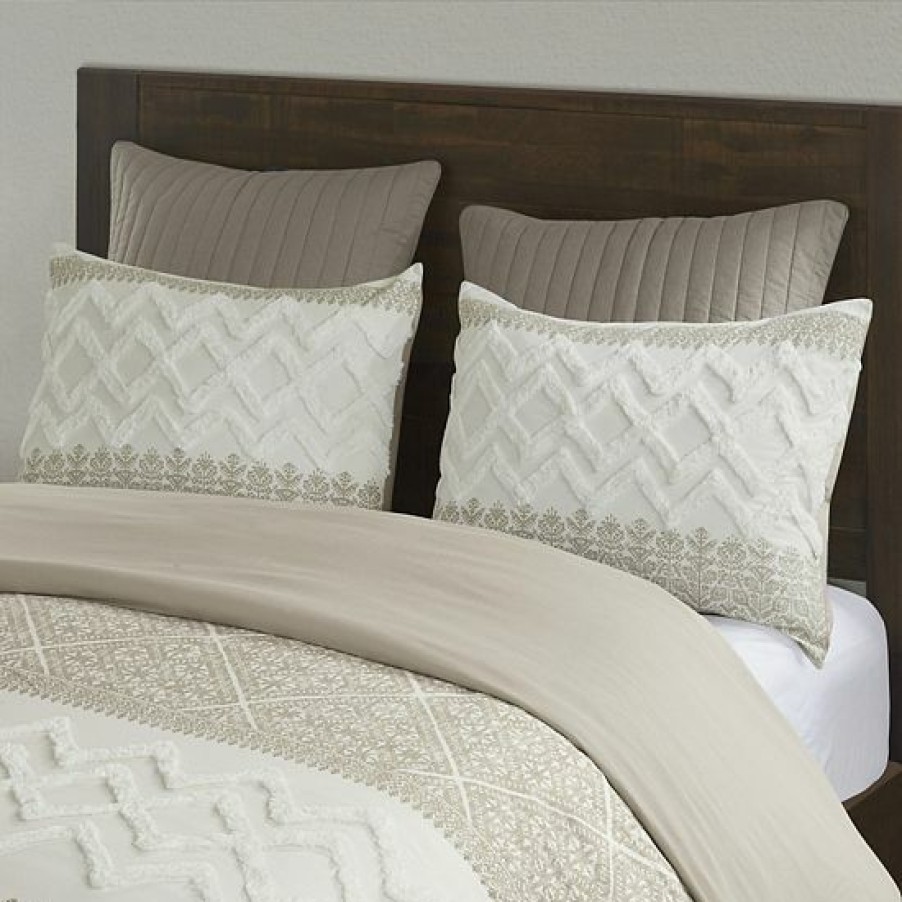 Bed & Bath Ink+Ivy | Ink+Ivy Mila 3-Piece Cotton Chenille Tufted Comforter Set With Shams