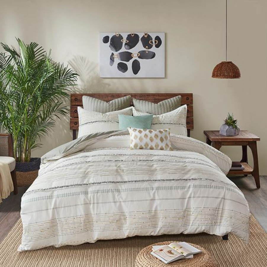 Bed & Bath Ink+Ivy | Ink+Ivy Nea Cotton Printed Comforter Set With Trims