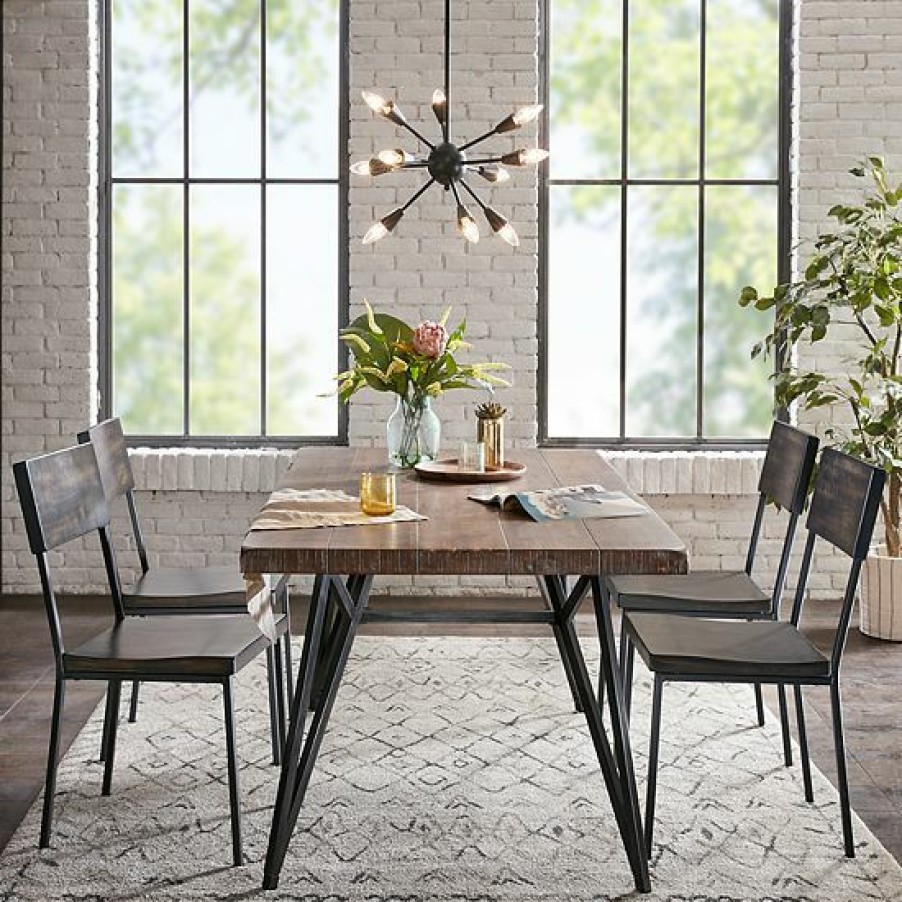 Furniture Ink+Ivy | Ink+Ivy Tacoma Dining Chair 2-Piece Set Barn Gray Black