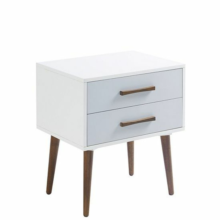 Furniture Ink+Ivy | Ink+Ivy Jeremy Storage Nightstand Gray