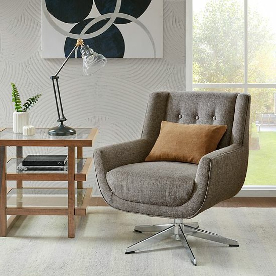 Furniture Ink+Ivy | Ink+Ivy Nina Swivel Lounge Chair