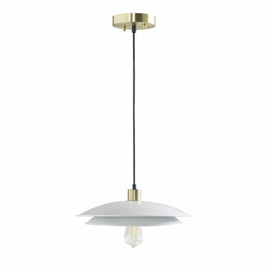 Lighting Ink+Ivy | Ink+Ivy Saben Double Layered Disc Shade Pendant Ceiling Light