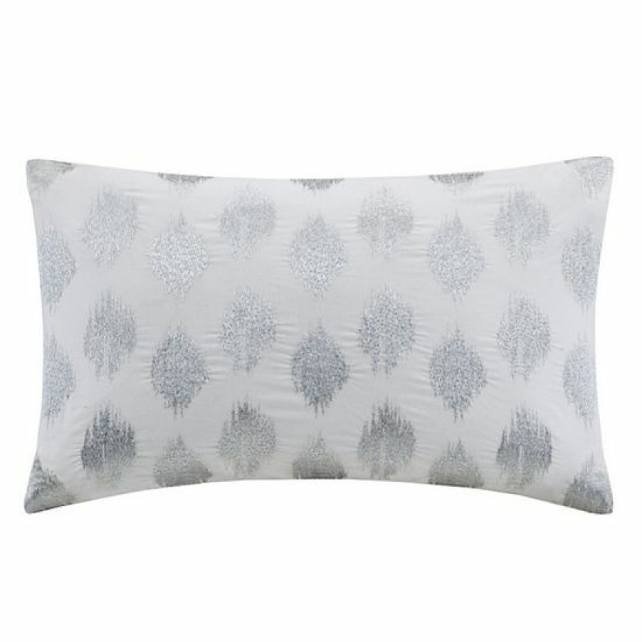 Home Decor Ink+Ivy | Ink+Ivy Nadia Metallic Dot 12" X 18" Throw Pillow