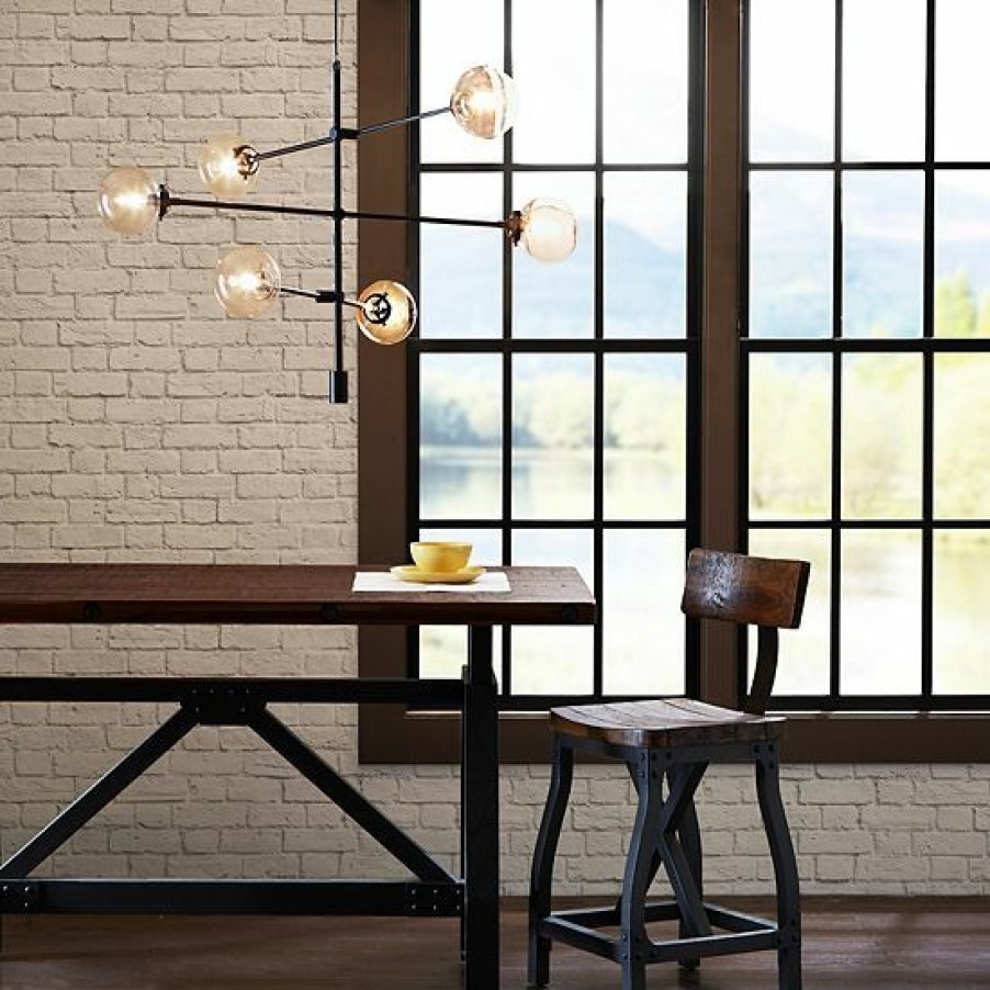 Lighting Ink+Ivy | Ink+Ivy 6-Light Modern Glass Chandelier