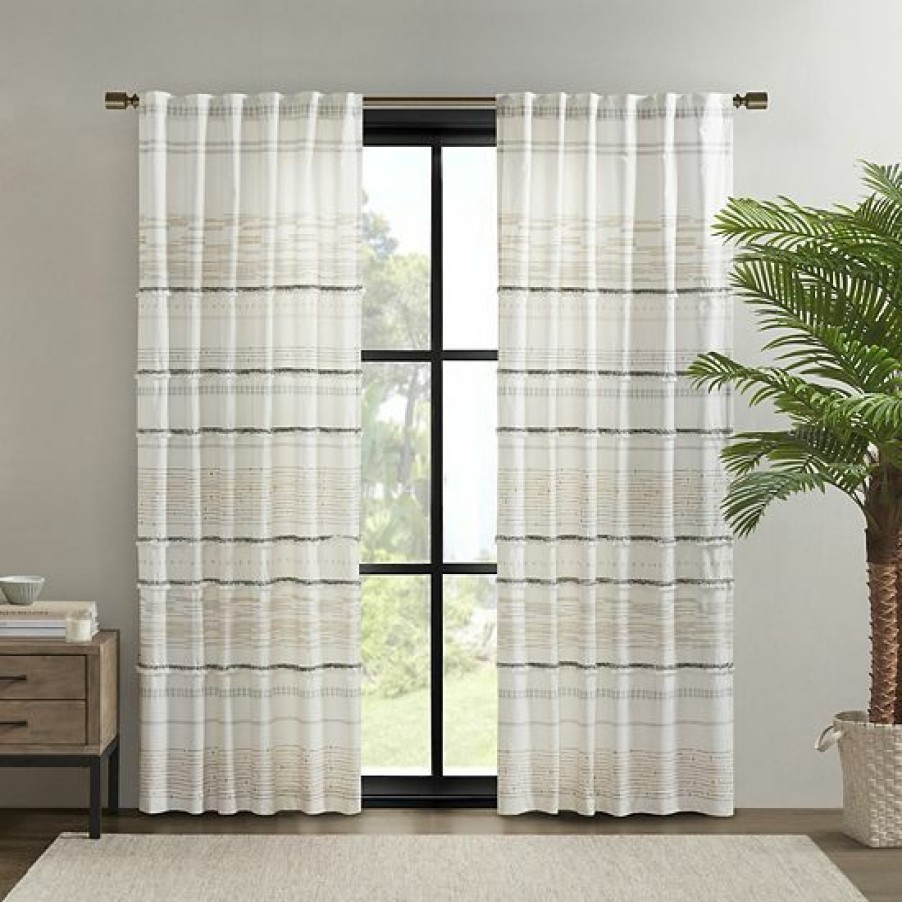 Home Decor Ink+Ivy | Ink+Ivy Nea Cotton Light Filtering Printed Window Curtain