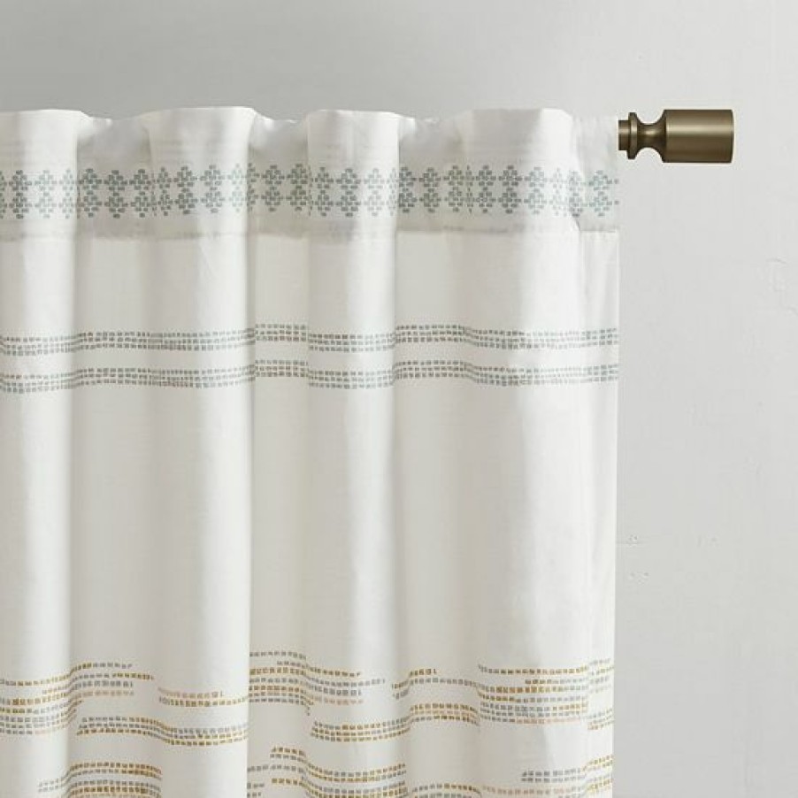 Home Decor Ink+Ivy | Ink+Ivy Nea Cotton Light Filtering Printed Window Curtain